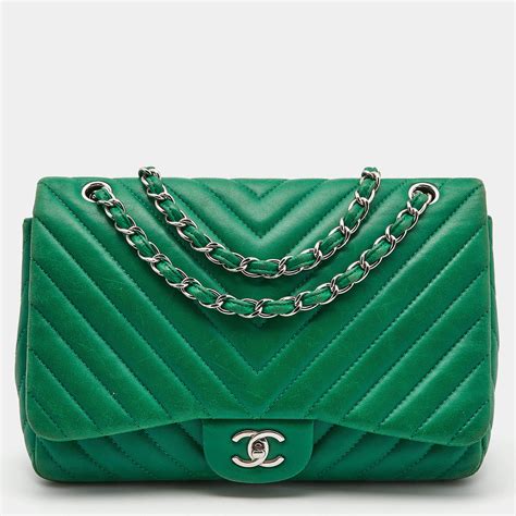 chanel flap dark green|chanel travel bags.